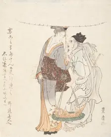 New Years Gift (image 3 of 3), Late 18th-early 19th century. Creator: Utagawa Toyohiro