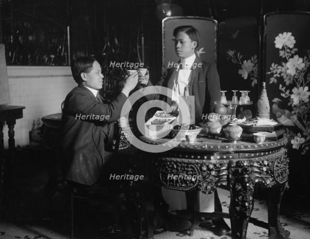 New Years Greeting, Chinatown 1912, 1912. Creator: Bain News Service.