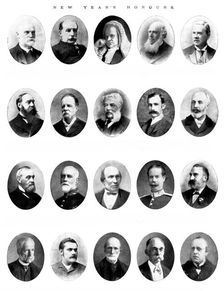 New Year's Honours, 1898. Creators: Elliott & Fry, Maull & Fox, Walery, John Jabez Edwin Mayall, Russell & Sons