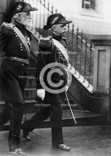 New Years Reception - Major General Frederick Crayton Ainsworth, U.S.A., 1911.  Creator: Harris & Ewing.