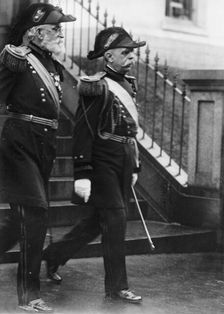 New Years Reception - Major General Frederick Crayton Ainsworth, U.S.A., 1911. Creator: Harris & Ewing