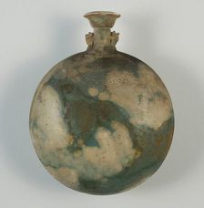 New Year's Vessel (Pilgrim Bottle), Egypt, Late Period, Dynasty 26 (664-525 BCE). Creator: Unknown