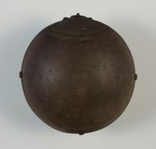 New Year's Vessel (Pilgrim Bottle), Egypt, Late Period, Dynasty 26 (664-525 BCE). Creator: Unknown