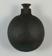 New Year's Vessel (Pilgrim Bottle), Egypt, Late Period, Dynasty 26 (664-525 BCE). Creator: Unknown