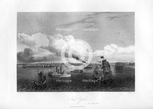 New York, 1855.Artist: J Archer