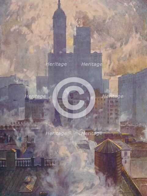 'New York', 1916. Artist: Martin Lewis.