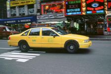 New York City taxi cab 1995