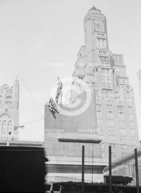 New York City views, between 1927 and 1938. Creator: Arnold Genthe.