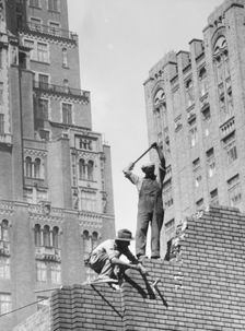 New York City views, between 1927 and 1938. Creator: Arnold Genthe