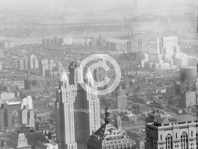New York City views, between 1931 and 1938. Creator: Arnold Genthe.