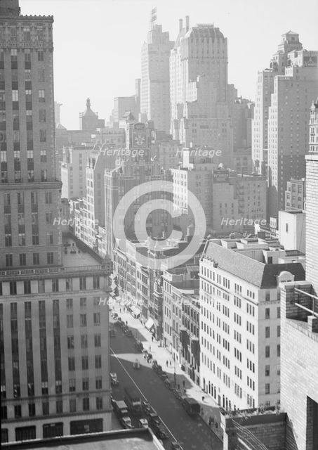 New York City views, between 1931 and 1938. Creator: Arnold Genthe.