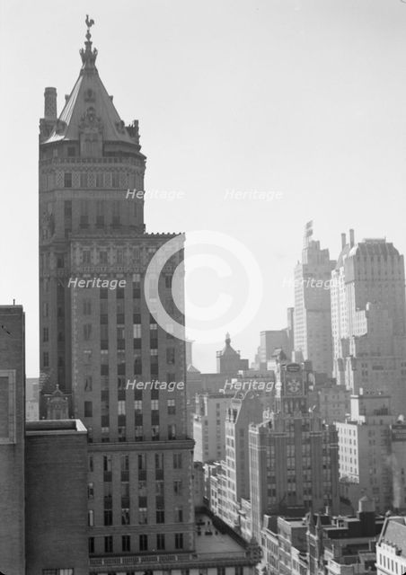 New York City views, between 1931 and 1938. Creator: Arnold Genthe.