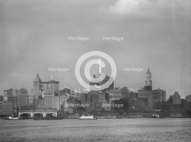 New York City views, between 1931 and 1938. Creator: Arnold Genthe.