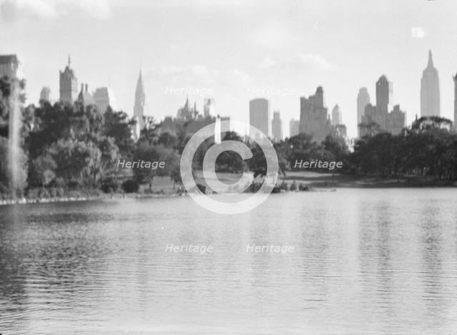 New York City views, Central Park, between 1931 and 1938. Creator: Arnold Genthe.