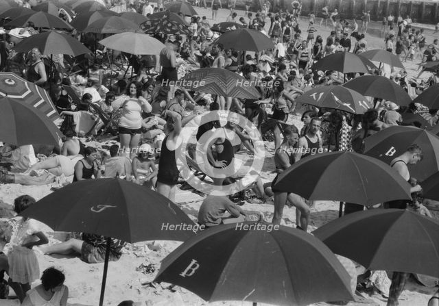 New York City views, Long Beach, 1927 Creator: Arnold Genthe.