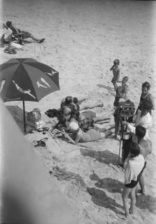 New York City views, Long Beach, 1927 Creator: Arnold Genthe