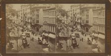 New York City and vicinity. [Street scene], c1850-1930. Creator: Unknown