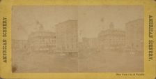 New York City and vicinity. [Street scene], c1866. Creator: Unknown
