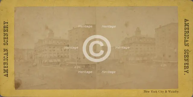 New York City and vicinity. [Street scene],  c1866. Creator: Unknown.