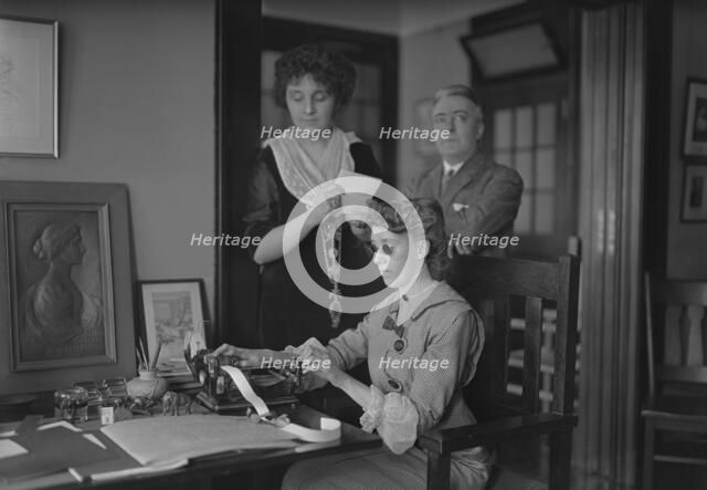 New York Association for the Blind, 1914 Jan. 8. Creator: Arnold Genthe.