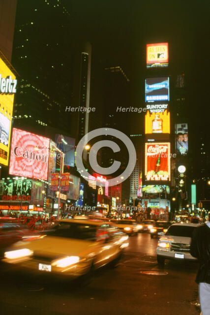 New York at Night. Artist: Unknown.