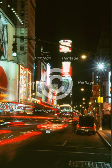 New York at Night. Artist: Unknown.