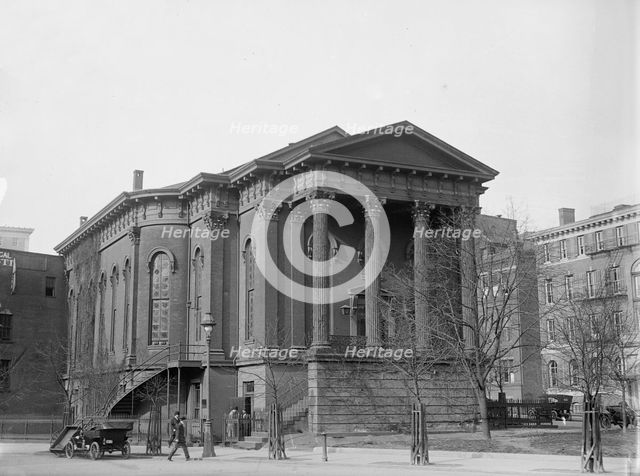 New York Avenue Presbyterian Church Harlan, Justice; Funeral, 1913. Creator: Harris & Ewing.