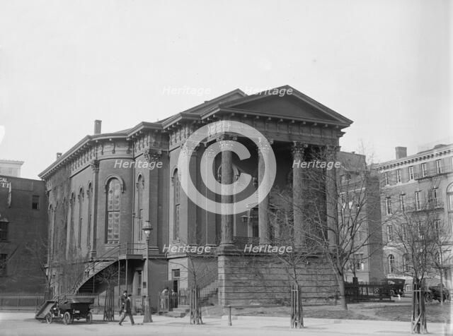 New York Avenue Presbyterian Church Harlan, Justice; Funeral, 1913. Creator: Harris & Ewing.