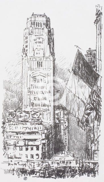 New York Bouquet, 1917. Creator: Frederick Childe Hassam.