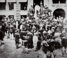New York Gold Exchange, USA, 1863. Creator: Unknown