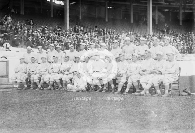 New York Giants at the Polo Grounds, New York (baseball), 1913. Creator: Bain News Service.