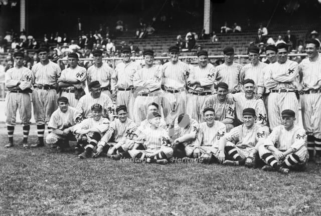 New York Giants at the Polo Grounds, New York, September 1912 (baseball), 1912. Creator: Bain News Service.