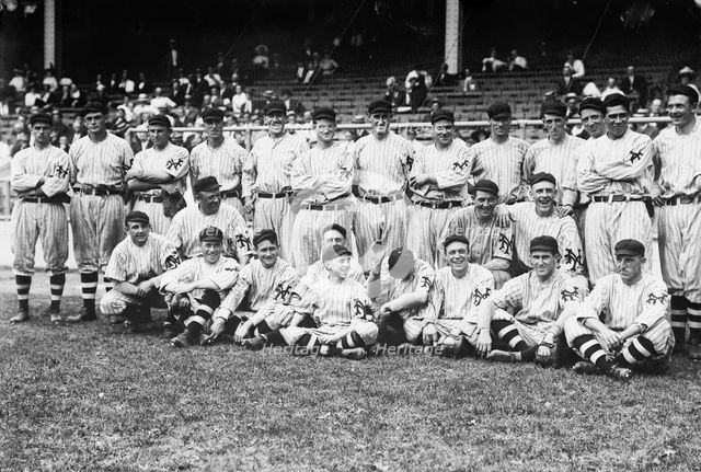 New York Giants at the Polo Grounds, New York, September 1912 (baseball), 1912. Creator: Bain News Service.