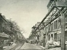 New York: Elevated Railway 1891. Creator: Unknown