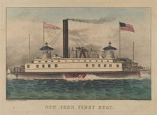 New York Ferry Boat, ca. 1860-65., ca. 1860-65. Creators: Nathaniel Currier, James Merritt Ives, Currier and Ives