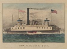 New York Ferry Boat, ca. 1860-65., ca. 1860-65. Creators: Nathaniel Currier, James Merritt Ives, Currier and Ives