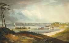 New York from the Heights near Brooklyn, ca. 1820-23. Creator: William Guy Wall