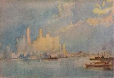 New York From The Sound c1913. Artist: William Monk