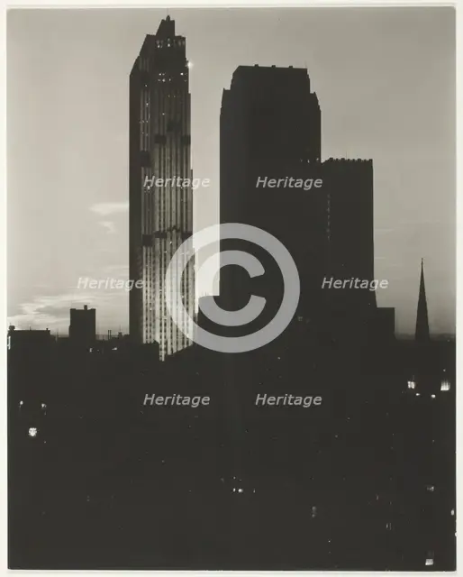 New York from the Shelton, 1935. Creator: Alfred Stieglitz.