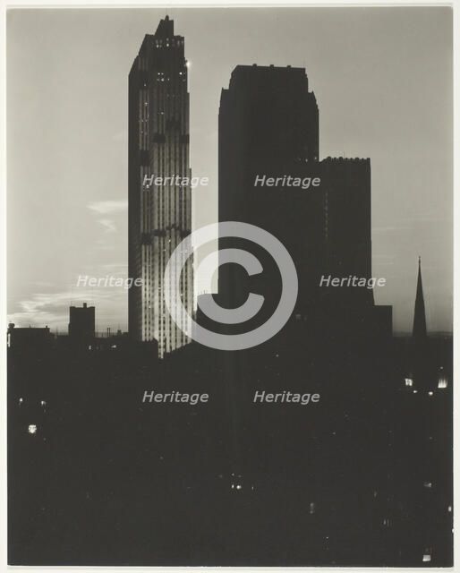 New York from the Shelton, 1935. Creator: Alfred Stieglitz.