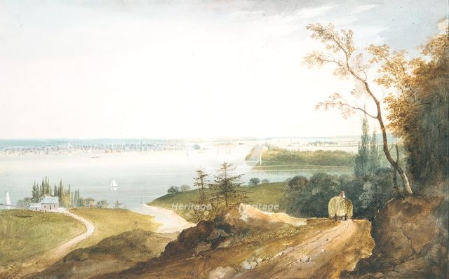 New York from Weehawk, ca. 1820-23. Creator: William Guy Wall.