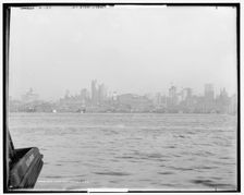 New York from Jersey City, c1900. Creator: Unknown