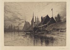 New York Harbor, 1884. Creator: Henry Farrer