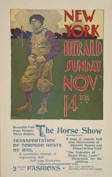 New York herald. Sunday Nov 14th, c1893 - 1897. Creator: Unknown