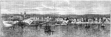 New York in the middle of the 18th century, (c1880)