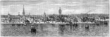 New York in the middle of the 18th century, (c1880)