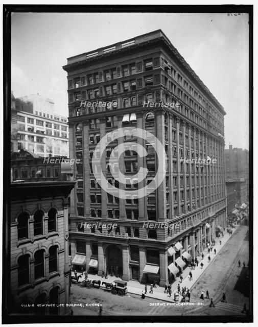 New York Life Building, Chicago, 1900 Sept 11. Creator: Unknown.