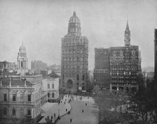 New York Newspaper Buildings 19th century