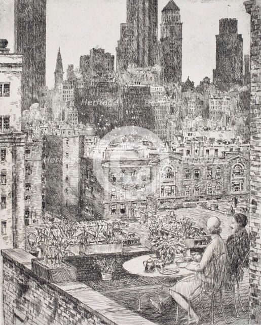 New York Spring 1931, 1931. Creator: Frederick Childe Hassam.