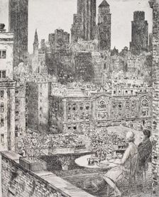 New York Spring 1931, 1931. Creator: Frederick Childe Hassam